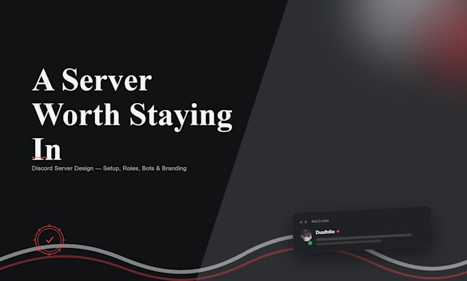 set up a professional discord server for your community