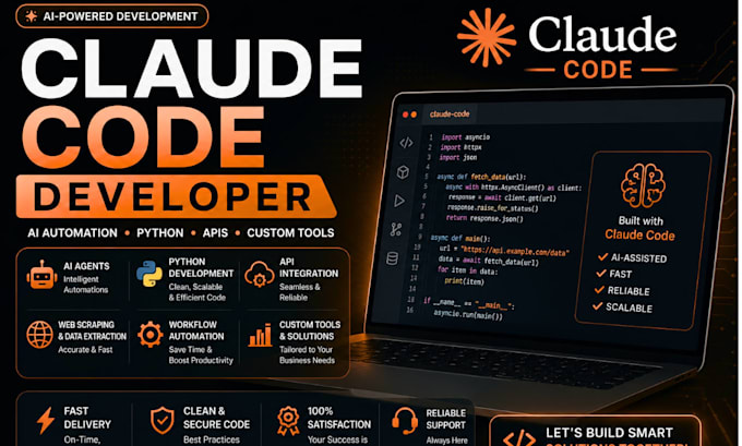 develop ai agents, automation tools, and custom scripts with claude code