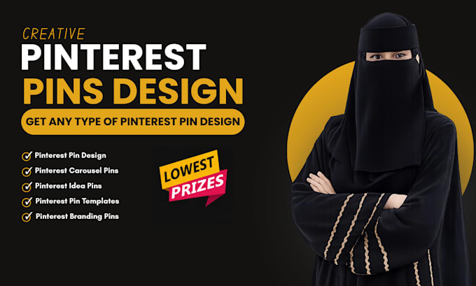 create professional pinterest pin design