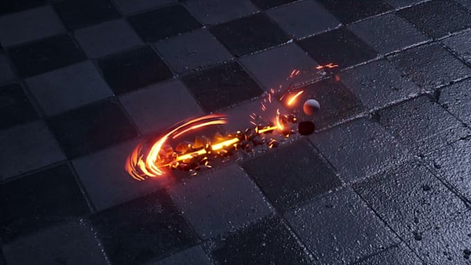 create stunning game visual effects, niagara particle system for unreal engine
