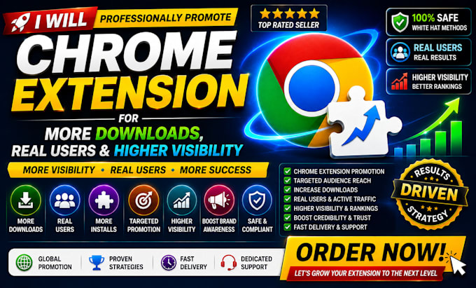 promote your chrome extension to increase down loads real users and install