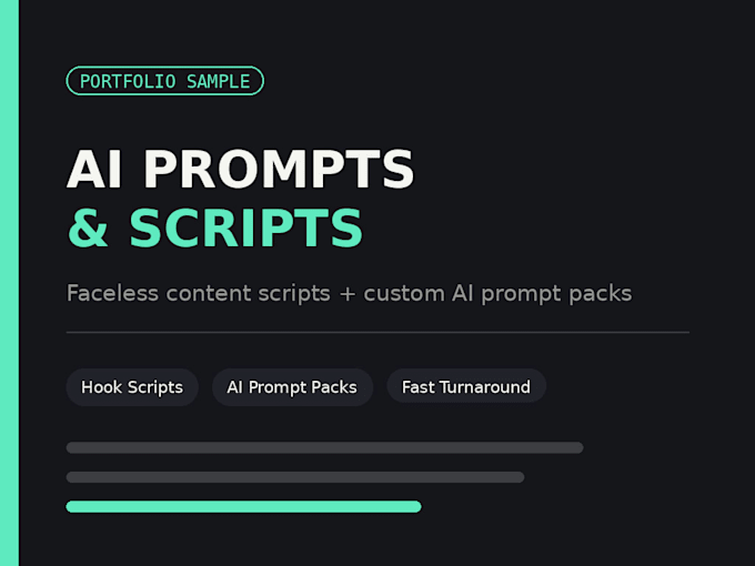write viral short form scripts and custom ai prompts