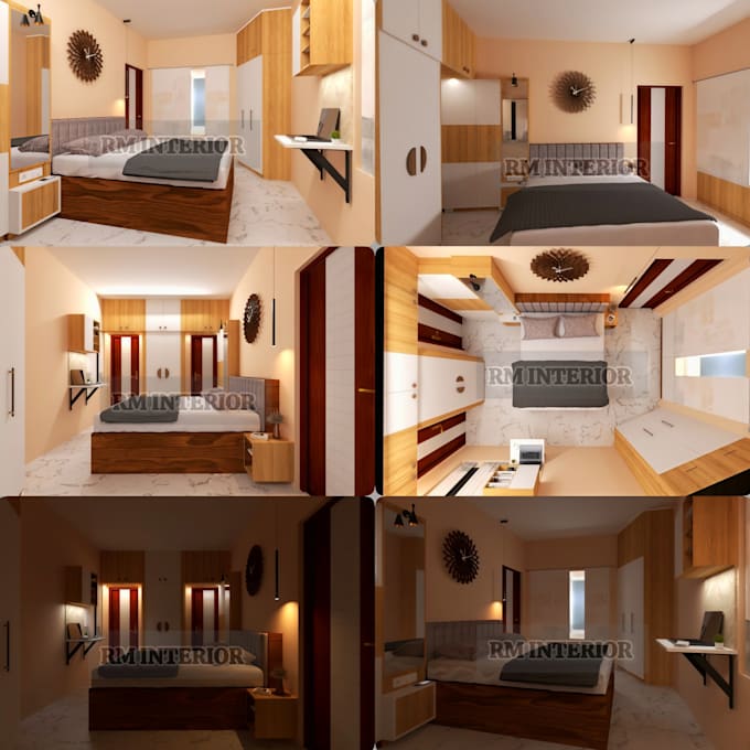 do professional 3d interior design and realistic rendering