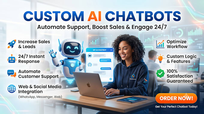 build a custom ai chatbot for support and boost sales