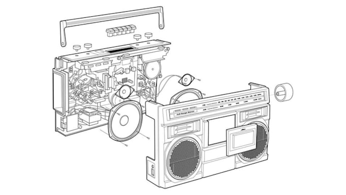 create patent drawings for uspto filing, technical illustration patent figures