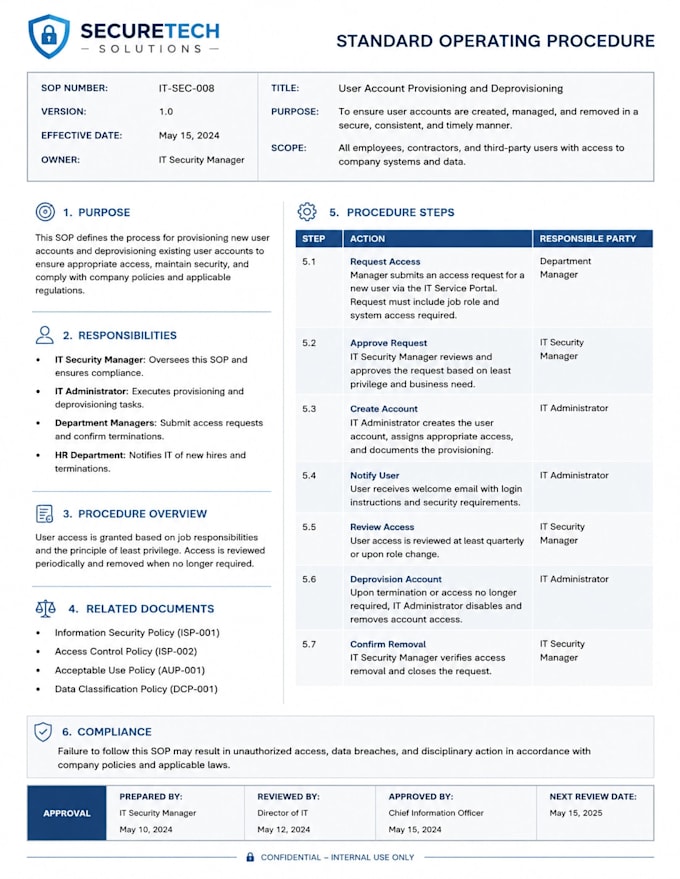 optimize and develop security policies for your business