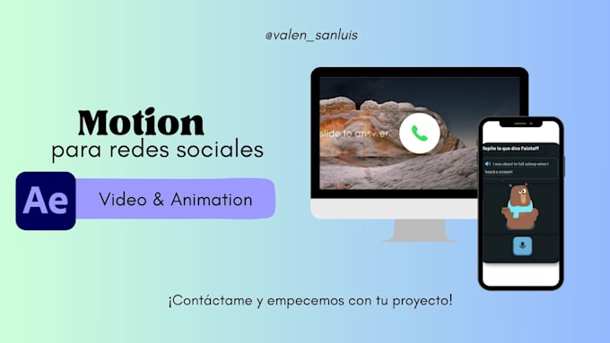 create social media motion graphics animations