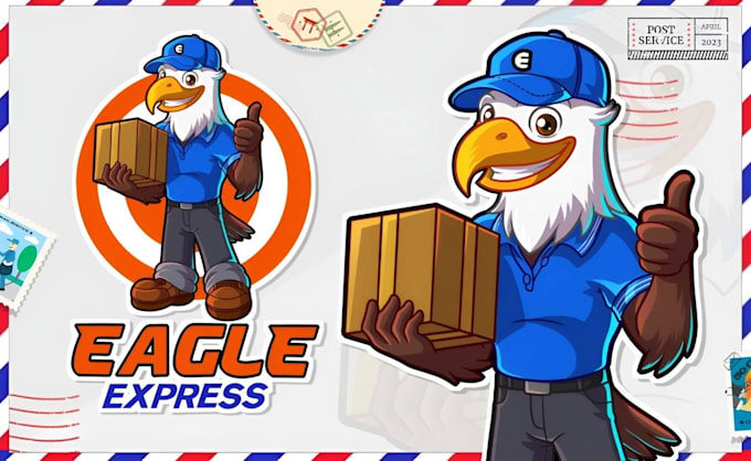 create a modern business, cartoonish, mascot logo design