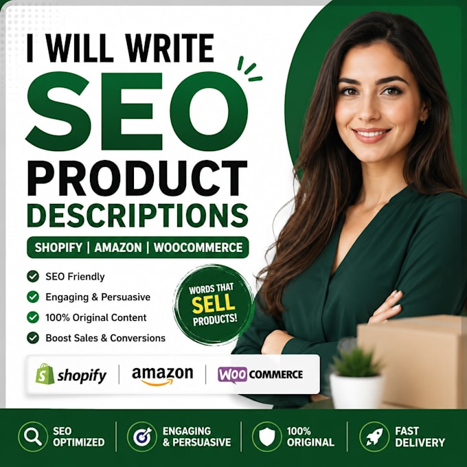 write SEO product descriptions for your online store