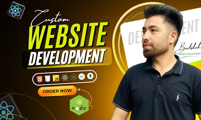 be your mern front end developer with node js backend and admin dashboard