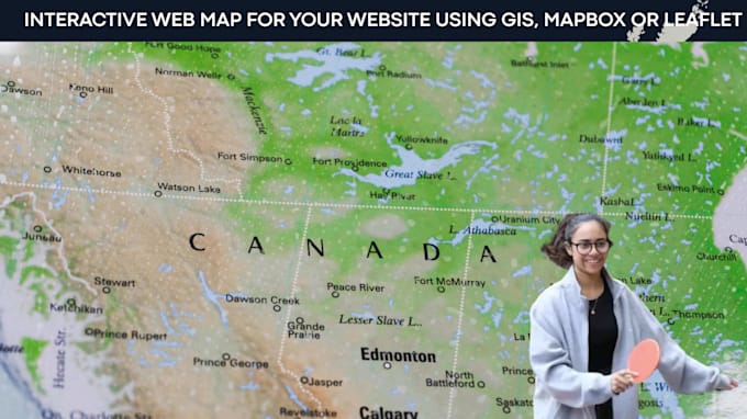 build an interactive web map for your website using gis, mapbox or leaflet