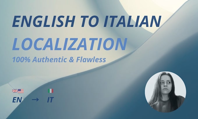 provide professional english to italian localization