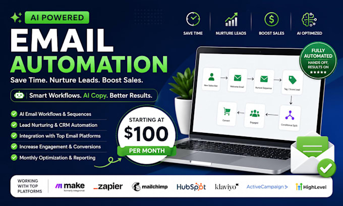 build ai email automation workflows using n8n and mailchimp
