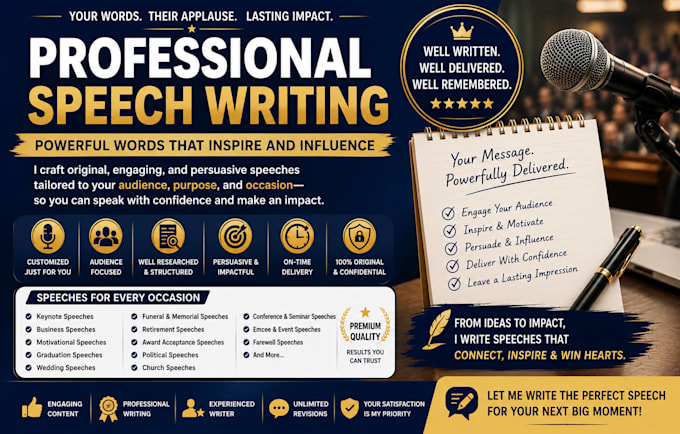 write compelling ceremonial speeches with elegance emotion and impact
