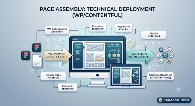 build webpages in wordpress or contentful