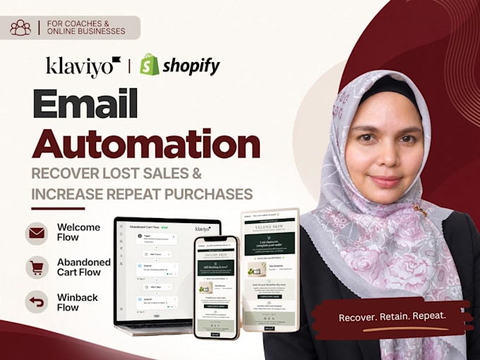 build klaviyo email automation flows for shopify