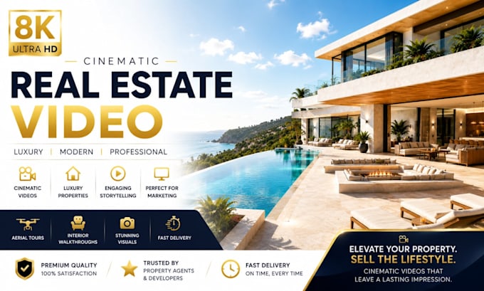 real estate explainer cinematic ai video tour and property listing ai video