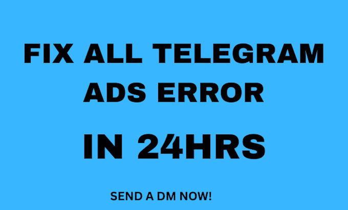 fix telegram ads, telegram ad destination, forex telegram ad issues in 24hrs