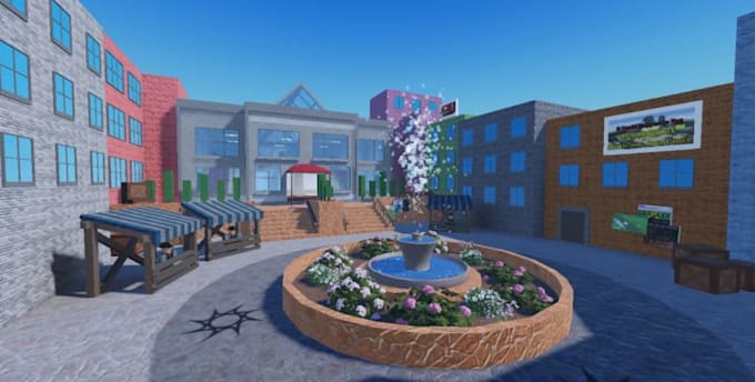 build a premium roblox lobby, cafe or custom map on roblox studio
