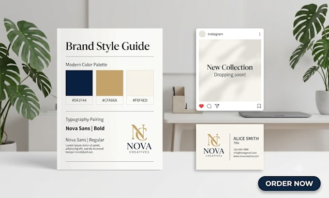 create a professional canva brand kit and templates