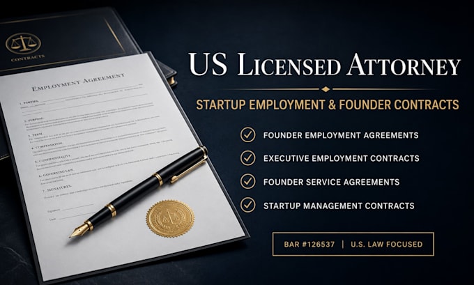 draft a comprehensive startup founder employment agreement