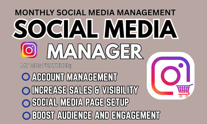 be your social media manager