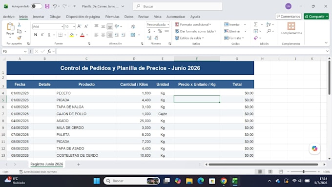 planillas de excel para control de stock e inventario