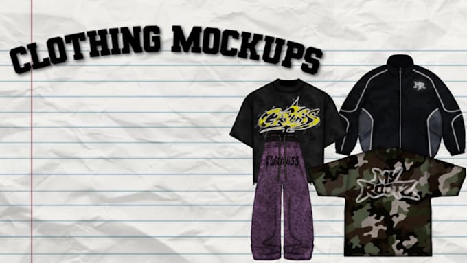create custom clothing mockups