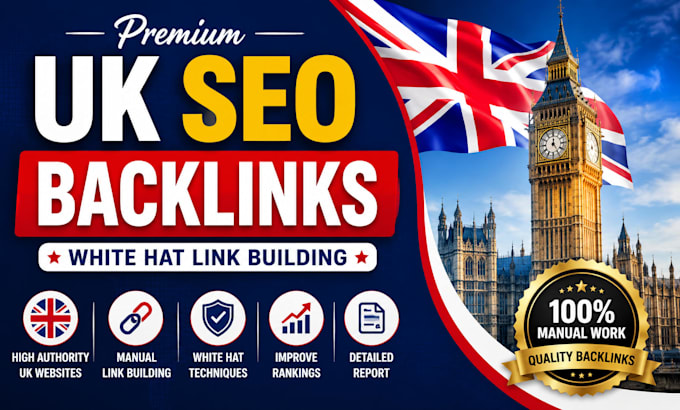build premium UK SEO backlinks with white hat link building