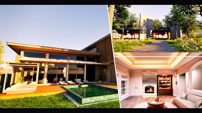 create a complete 3d architectural visualization package