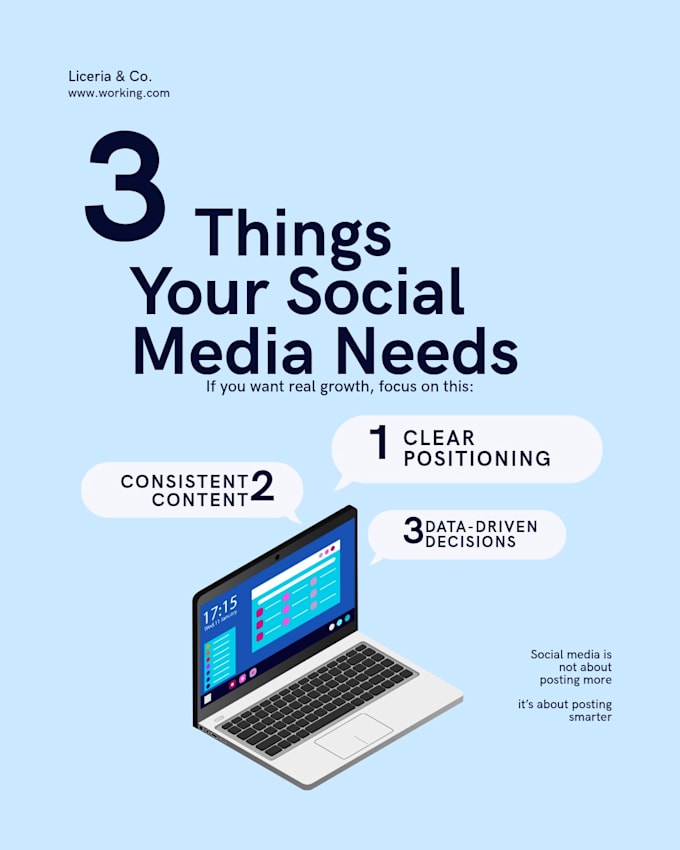 do a poster designing for social media