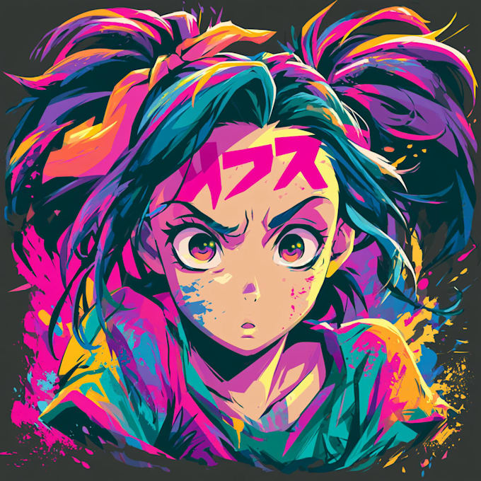 make japanese anime and manga illustration