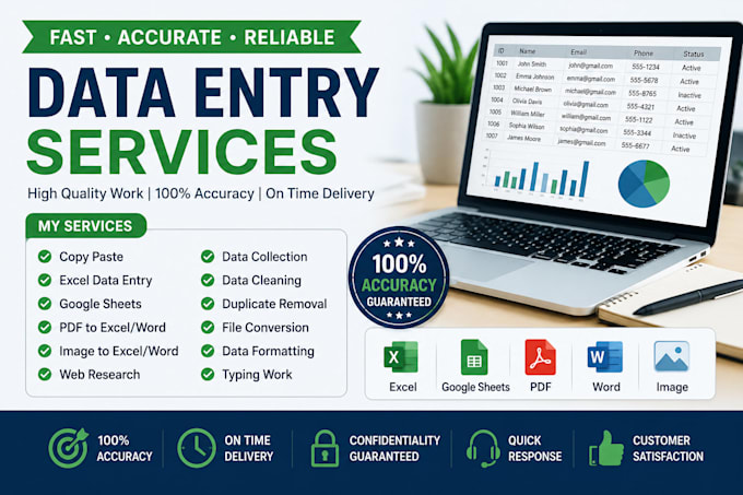 data entry and cleaning