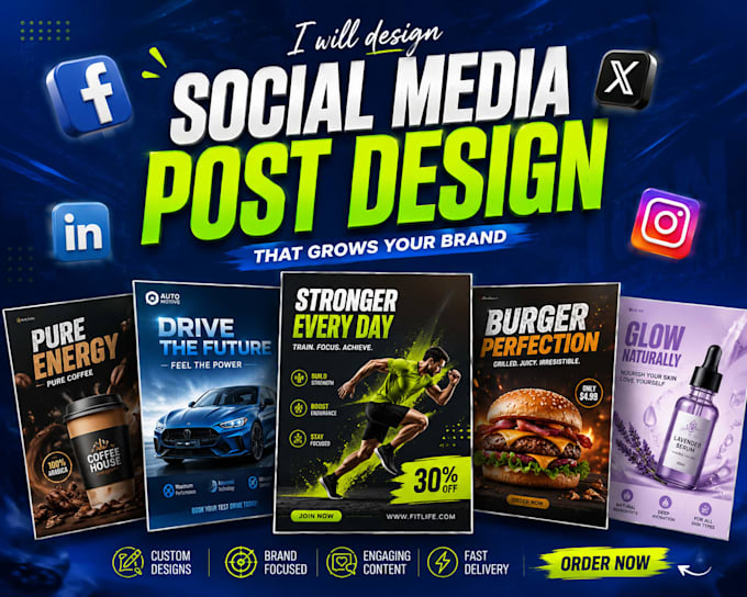 design social media post creatives and instagram post