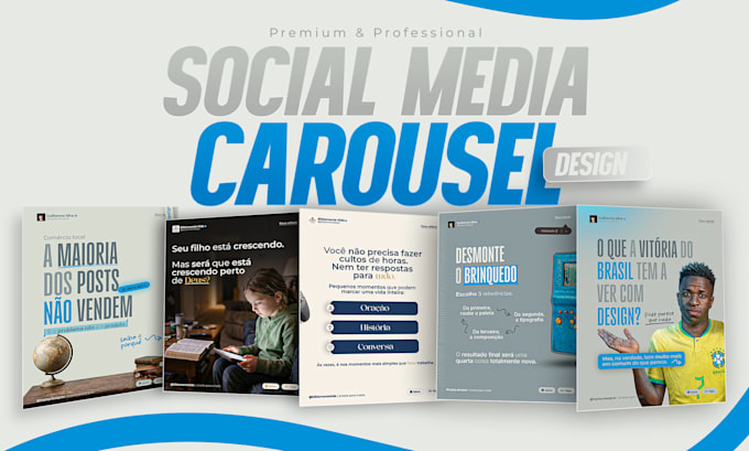 design social media posts carousel design