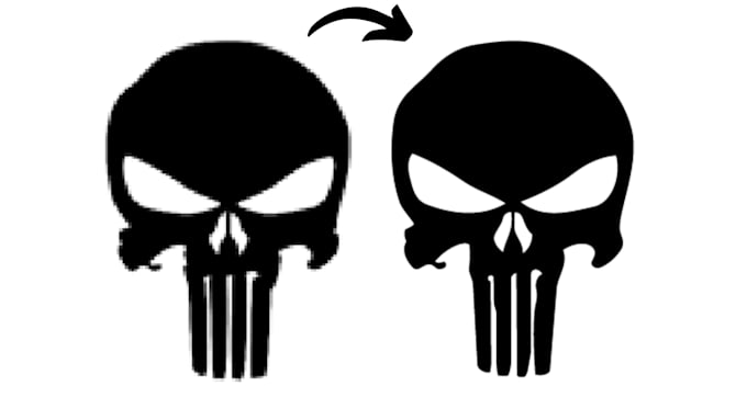 do manual vector tracing using adobe illustrator