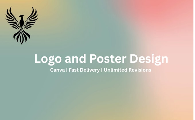 make canva posters and logo for you