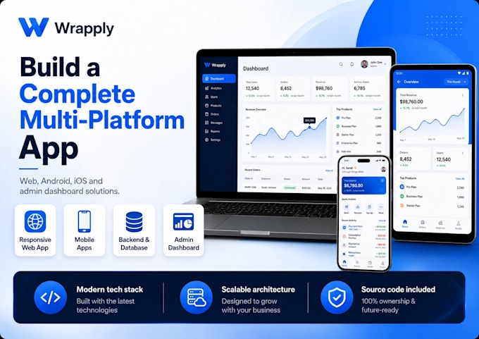build a complete multi platform app for your business