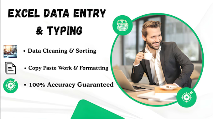 do export excel data entry and data typing work