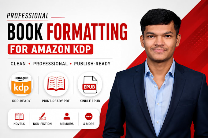 format your book for amazon KDP and kindle epub