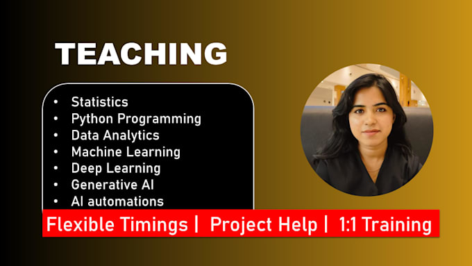 teach python, ml, dl, nlp, ai, computer vision