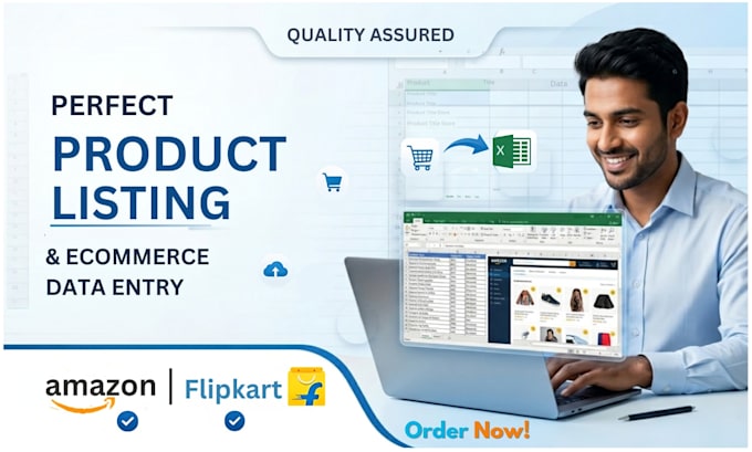 do professional product listing and ecommerce data entry