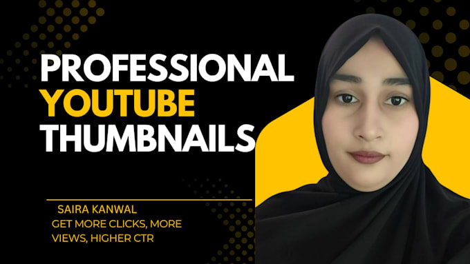 design professional youtube thumbnail designs that increase CTR