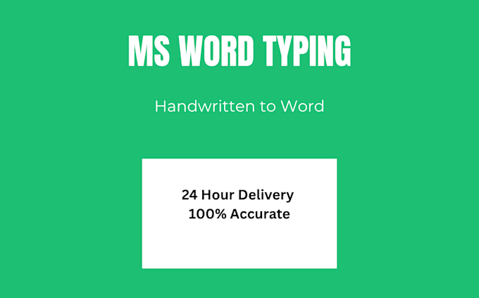 convert handwritten notes to ms word