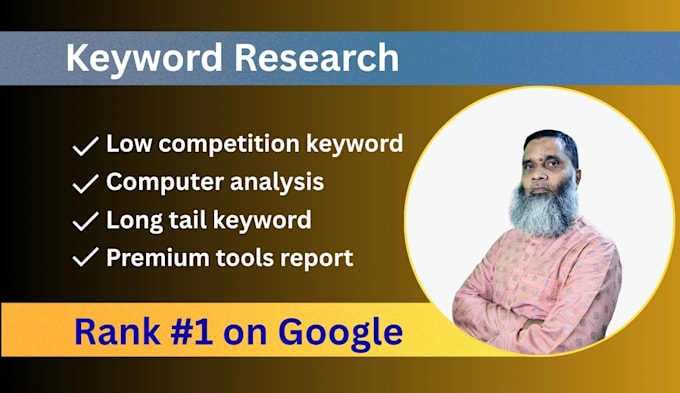 do SEO keyword research for your website and action plan