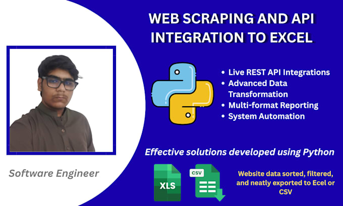build a custom python web scraper and extract data to excel