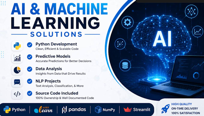 build ai and machine learning applications using python
