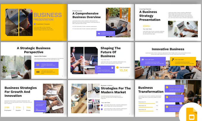 redesign marketing presentation, investor pitch deck, sales presentation design
