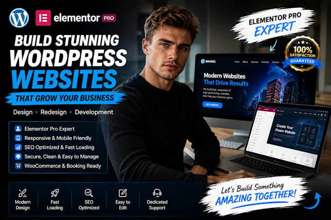 wordpress website design wordpress elementor pro website builder on wordpress