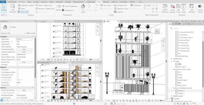 convert cad or PDF drawings to revit bim models